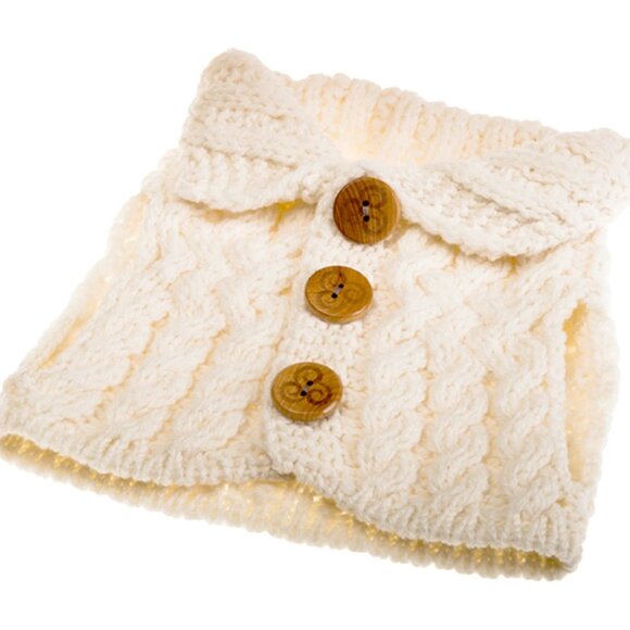 NWT ARAN WOOLLEN MILLS MERINO BUTTON FRONT TEAPOT HOLDER/COZY - Picture 6 of 7